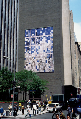 Julie Harvey, Liberty Mural, New York City